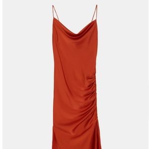 ZARA satin camisol dress, size medium